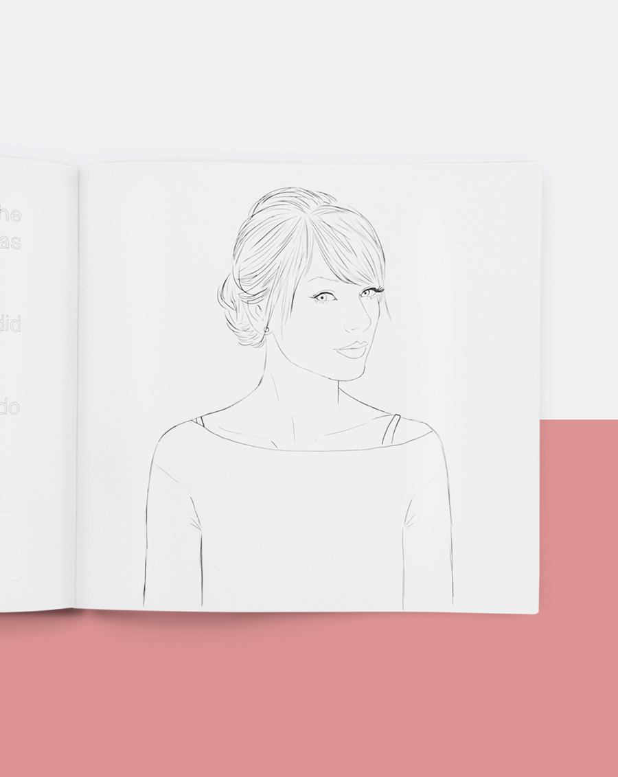 Colour Me Swiftly - Livre de coloriage non officiel de Taylor Swift en  vente B2B pour votre magasin – Faire Belgique