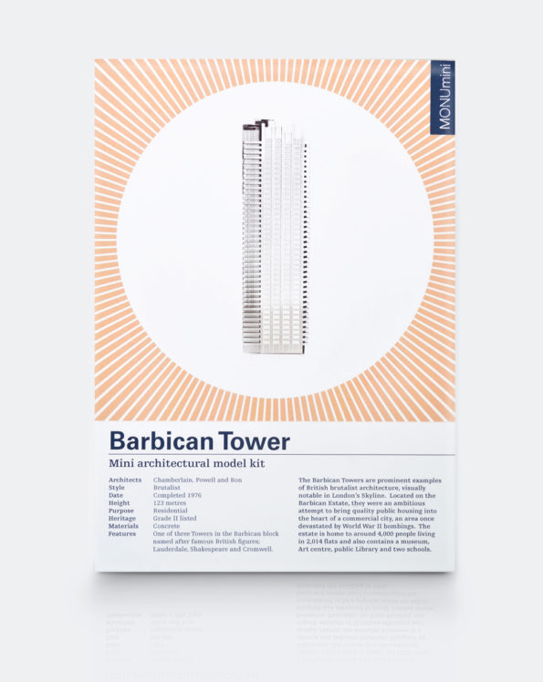 Barbican Tower | Mini Architectural Model Kit