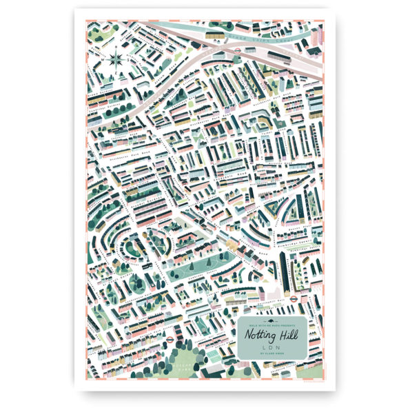Notting Hill walk with me map